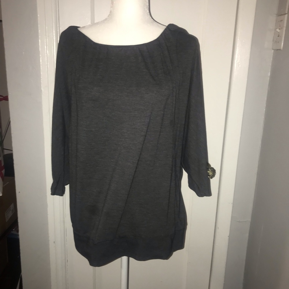 Gray Vera Wang blouse